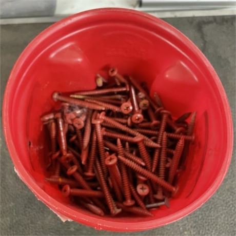 2 1/4" Red Siding Screws...5.4lbs