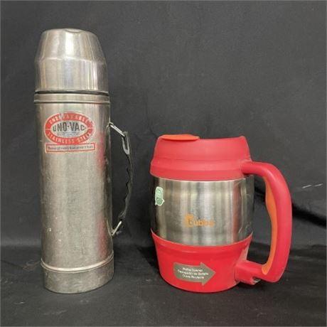 Stainless Thermos & Mug