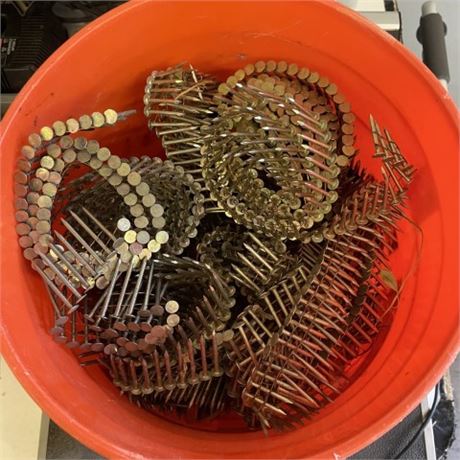 1 1/4"-1 3/4" Coiled Roofing Nails...30 lbs