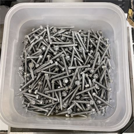 2" Self Tapping Hex Screws...46.5lbs