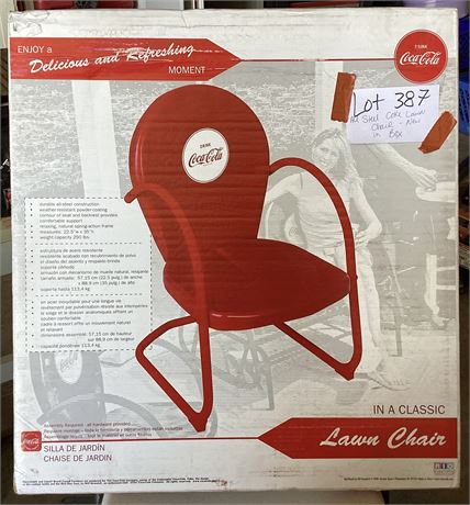 Steel Coke Lawn Chair