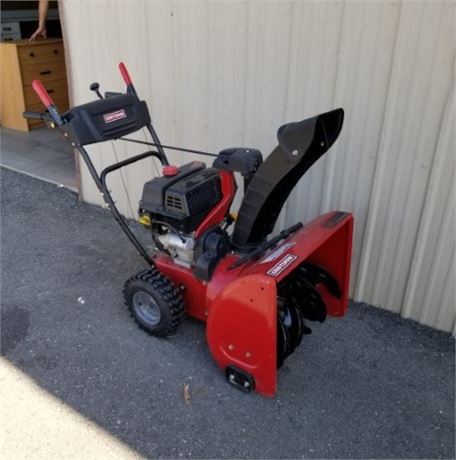 24"Craftsman 2 Stage Electric Start Snow Thrower