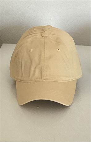 10 Ivory Adult Baseball Caps