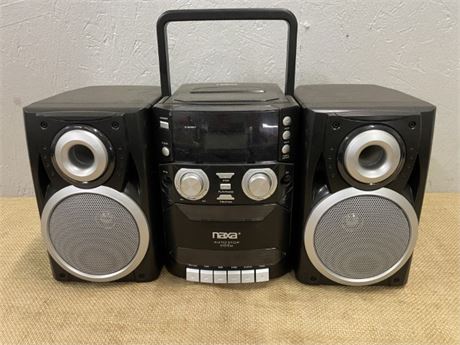 Naxa Portable Stereo Radio/CD/Cassette Player