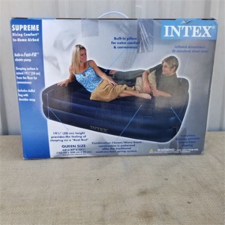 New in Box Intek Queen Size Inflatable Bed