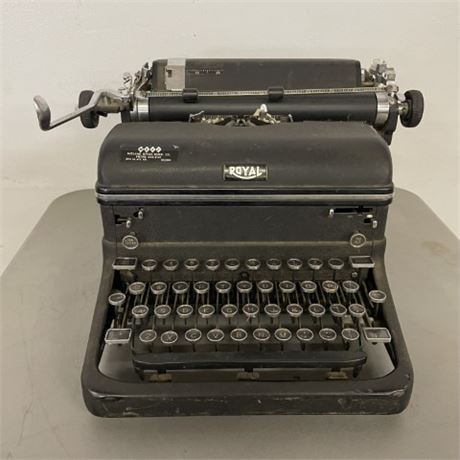 Vintage Royal Typewriter Originally Purchased Here In Billings