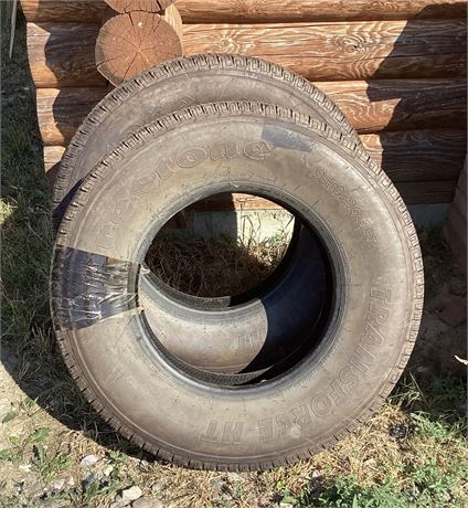 Set Of Two Tires - Firestone Transformer HT 9.50R 16.5 LT  121/117R