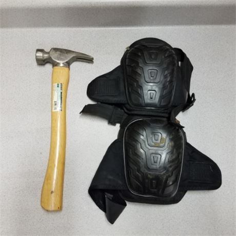 Nice 25oz. Framing Hammer & Knee Pads