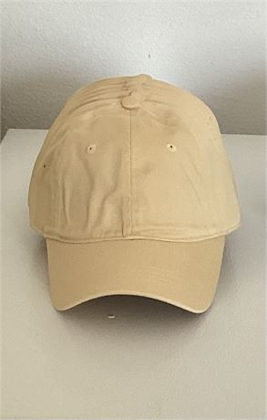 10 Ivory Adult Baseball Caps