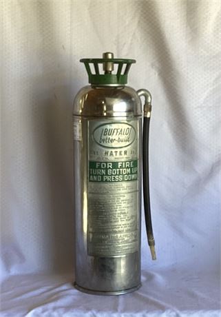 Vintage Fire Extinguisher Buffalo Brand - Refillable