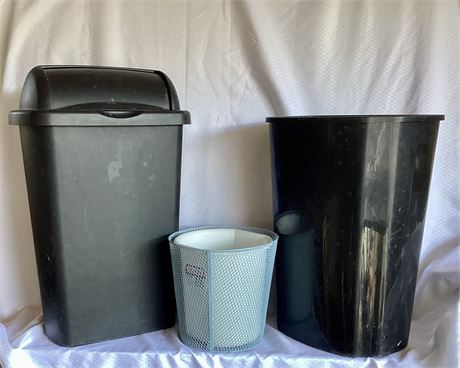 Four Wastebaskets