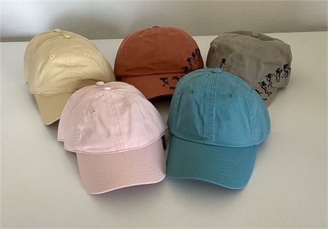 10 Baseball Caps, 100% Cotton