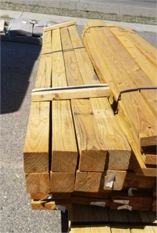 (Bunk #29) 4x4x10 Pressure Treated Lumber - 8pcs.