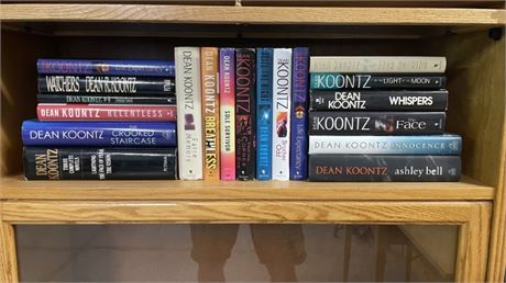 23 Dean Koontz Hard Back Novels