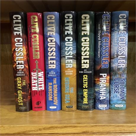 7 Clive Cussler Novels