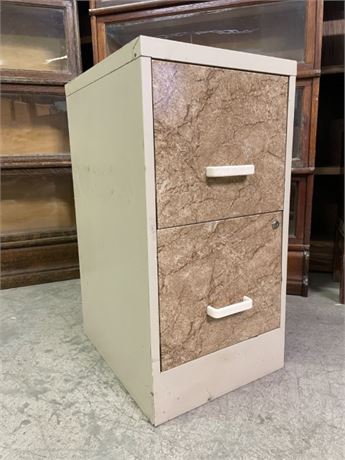 2 Drawer Metal File Cabinet - 15x18x29