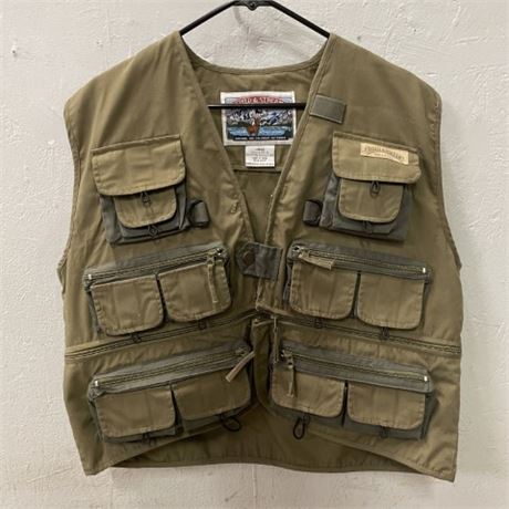 Field & Stream Large Fishing Vest + Bug Out Headgear