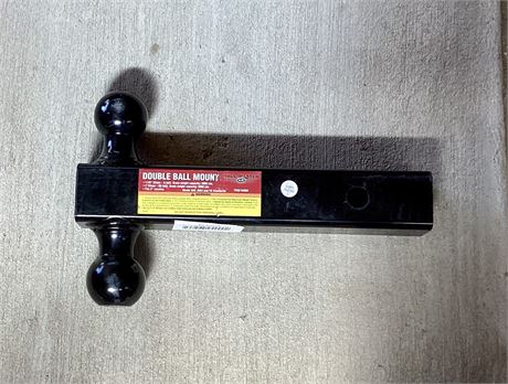 Double Ball Trailer Hitch - 1 7/8”, 2”, Fits 2” Receiver