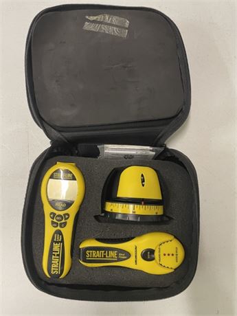 Strait-Line Lazer Level/Studfinder/Tape & Case