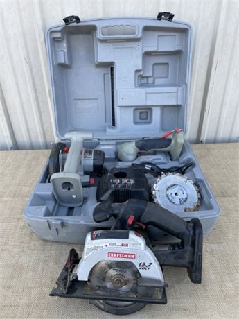 Craftsman 19.2v Cordless Power Tools w/ Charger...No Batteries