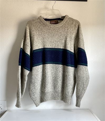 Mens Wool Sweater Size XL