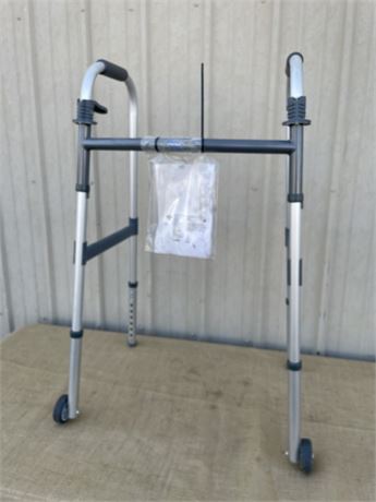 Invacare Adjustable Height Folding Walker