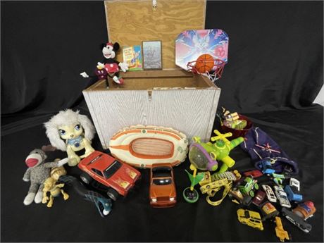 Collectible Toys & Chest...23x15x15