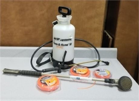 Pump Sprayer/Trimmer Line/Water Wand