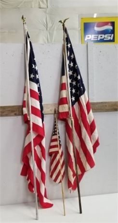 US Flag Trio - 56x32