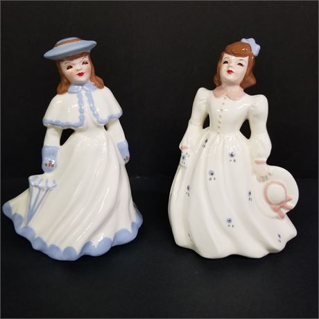 Set of 2 "Sisters" - Popular in the 1940s Florence Ceramics - Pasadena, CA