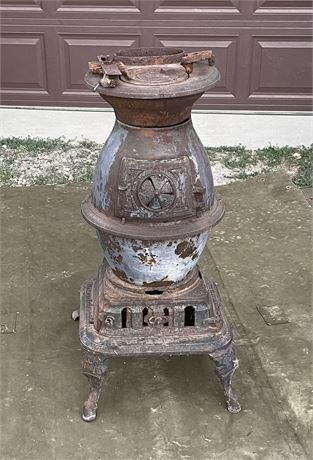 Pot Belly Stove in Rough Condition