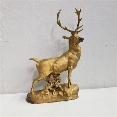 Metal Deer Sculpture