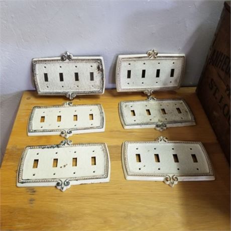 Vintage Brass Switch Plates