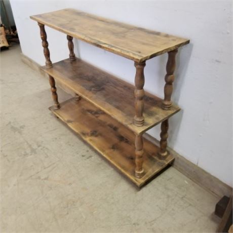 Wood Shelving Unit - 40x12x31