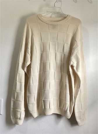 Mens Roundtree & York Sweater Size Large - 100% Cotton