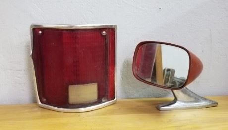 Classic Car Tail Light & Side Mirror