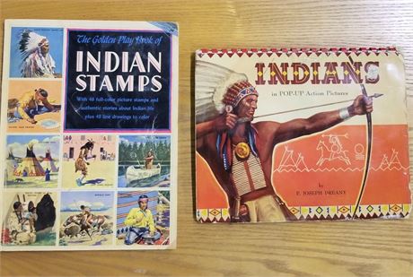 1954 Collectible Indian Stamp & Pop-Up Book
