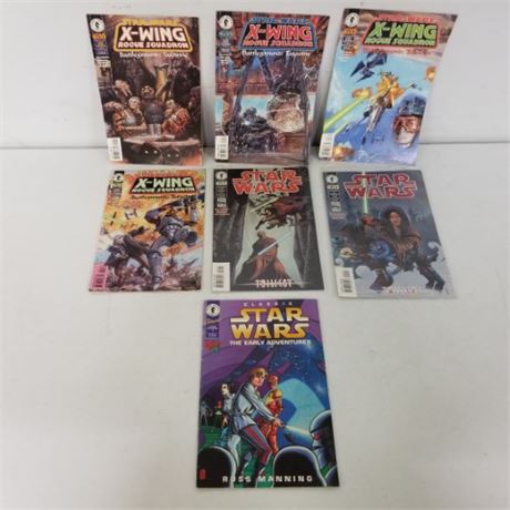 Collectible Star Wars & X-Wing Comic Books