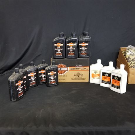 Harley Davidson 20-50W Motor Oil & Transmission Fluid...20qts