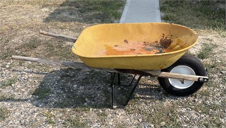 Metal Wheelbarrow