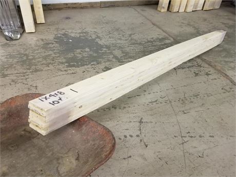 1x4x8' Pine - 10pcs