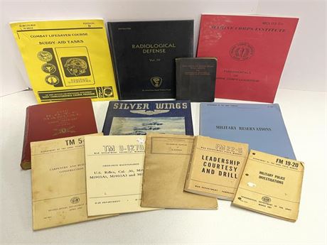 Vintage Military Manuals