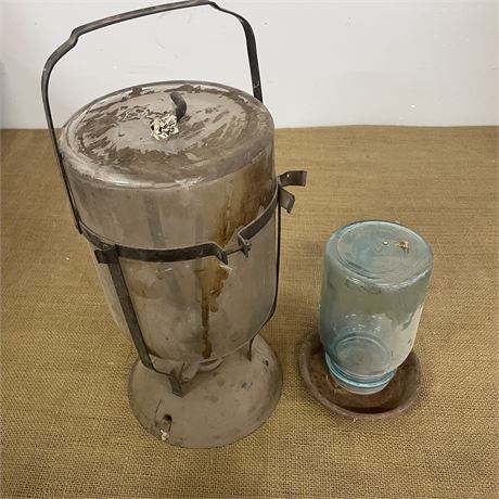 Antique Chicken Waterers/Feeders