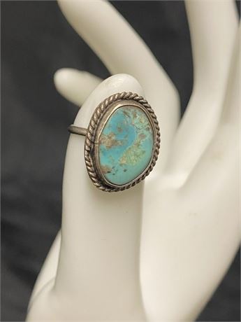 Turquoise Sterling Ring size 5