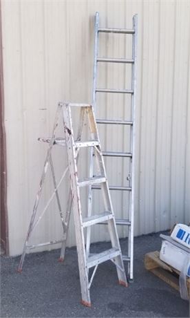 5' Step Ladder + 14' Extension Ladder