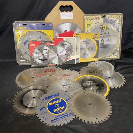 Assorted Circular Saw Blades - Mostly NEW!