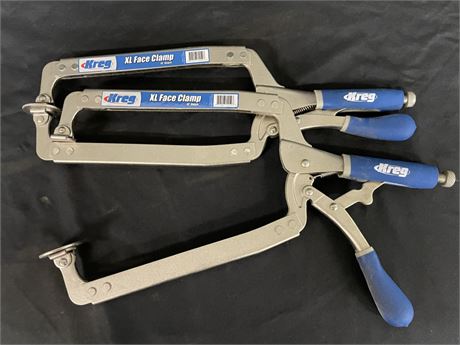 Kreg (10" x 2) Face Clamp Pair