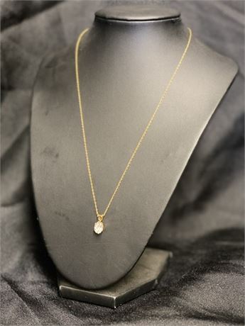 Diamond Like Stone Necklace