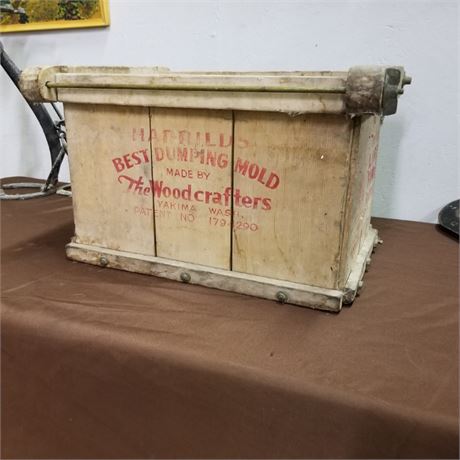 Vintage Wood Crafter's Box - 23x18x14