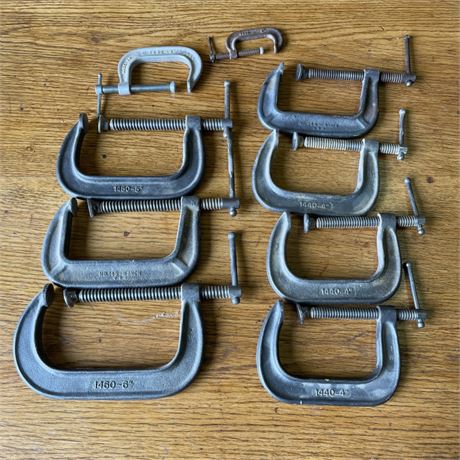 2"-4"-5"-6" Clamps - 8pcs